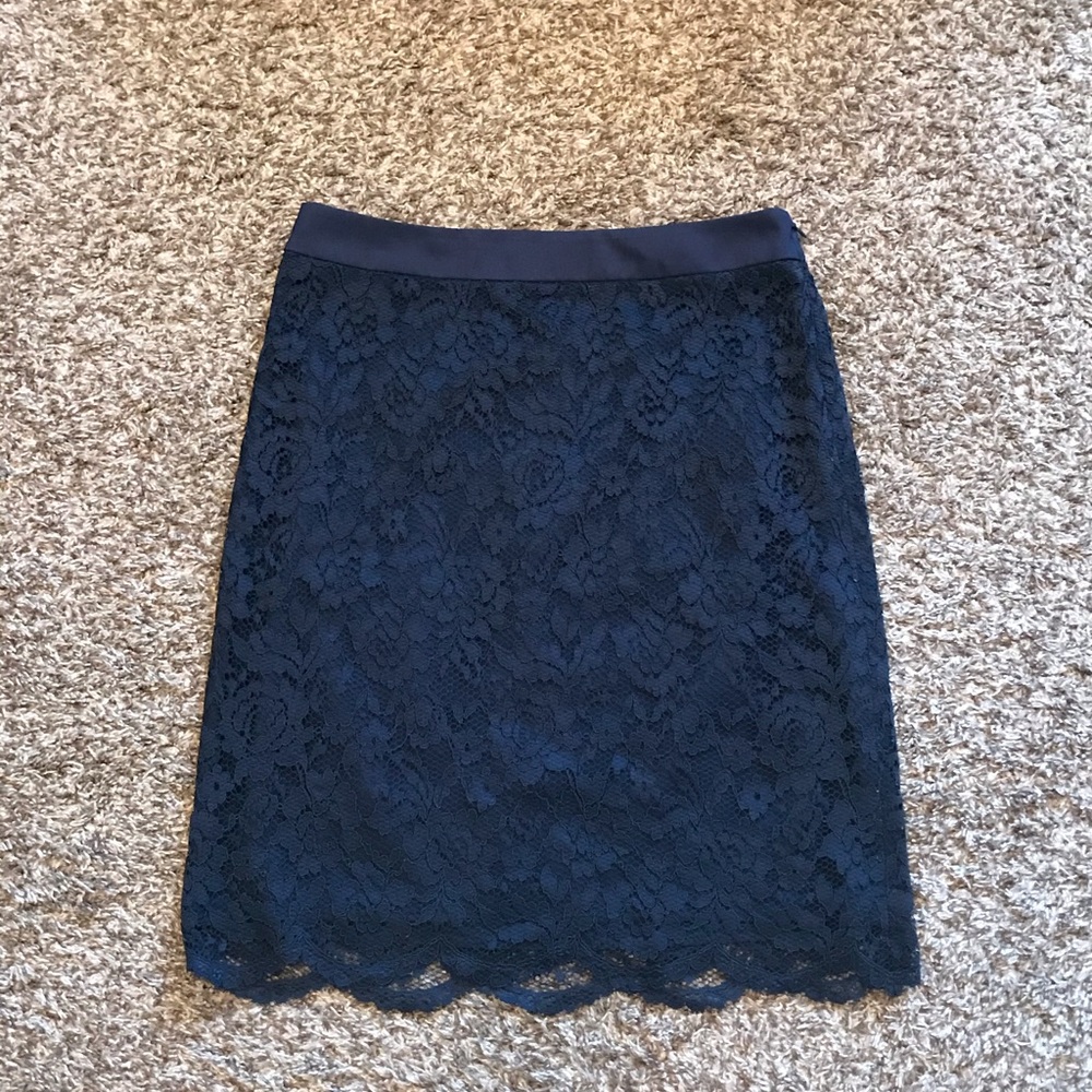 NWT The Limited Blue Lace Skirt Size 2